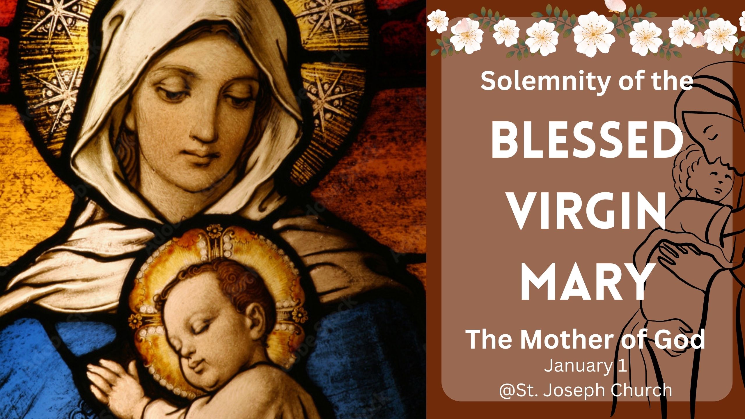 Solemnity of the Blessed Virgin Mary, the Mother of God - Saint Joseph ...