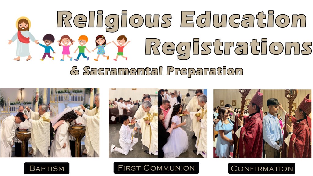 2026 Religious Education&nbsp;Registration